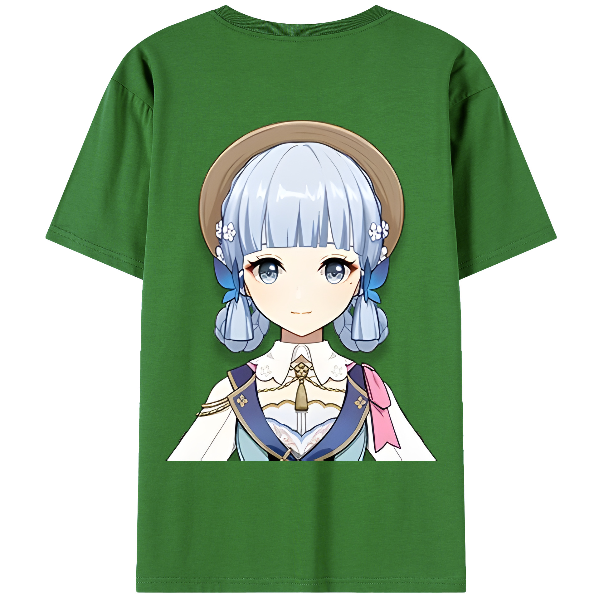 げんし神 神里綾華 神宮寺レン genshin Kamimiya Ren レディース半袖Tシャツ(バックプリント)